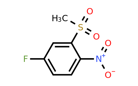 78228-02-1 | 4-Fluoro-2-(methylsulfonyl)-1-nitrobenzene
