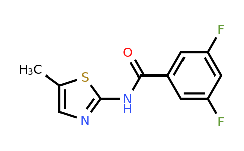 784197-89-3 | 3,5-Difluoro-N-(5-methyl-1,3-thiazol-2-yl)benzamide