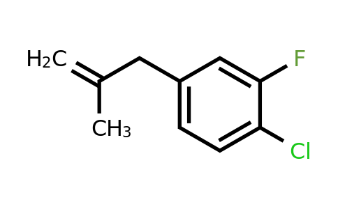 787585-34-6 | 3-(4-Chloro-3-fluorophenyl)-2-methyl-1-propene