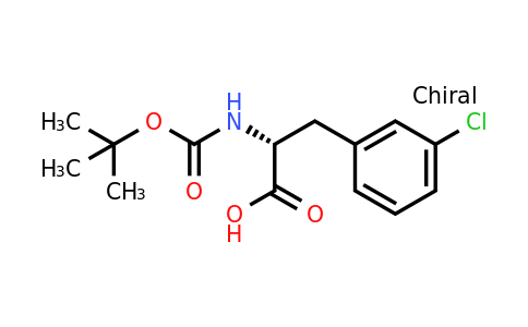 80102-25-6 | (R)-N-BOC-3-Chlorophenylalanine