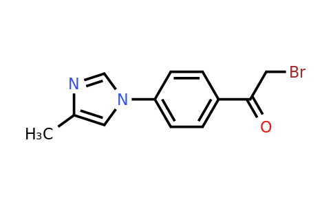 810662-38-5 | 2-bromo-1-(4-(4-methyl-1H-imidazol-1-yl)phenyl)ethanone