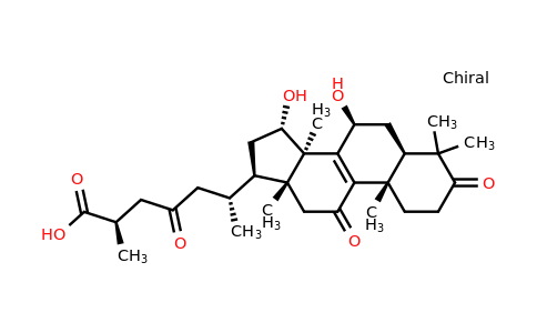 81907-62-2 | (2R,6R)-6-[(5R,7S,10S,13R,14R,15S,17R)-7,15-dihydroxy-4,4,10,13,14-pentamethyl-3,11-dioxo-2,5,6,7,12,15,16,17-octahydro-1H-cyclopenta[a]phenanthren-17-yl]-2-methyl-4-oxoheptanoic acid