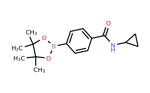 827614-68-6 | N-Cyclopropyl-4-(4,4,5,5-tetramethyl-1,3,2-dioxaborolan-2-yl)benzamide