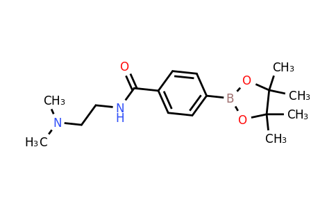 832114-11-1 | N-(2-Dimethylaminoethyl)-4-(4,4,5,5-tetramethyl-1,3,2-dioxaborolan-2-yl)benzamide
