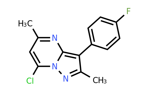 842112-54-3 | 7-Chloro-3-(4-fluorophenyl)-2,5-dimethylpyrazolo[1,5-a]pyrimidine
