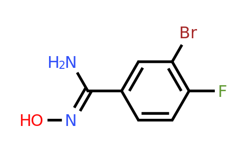 845866-56-0 | 3-Bromo-4-Fluorobenzamidoxime