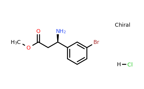 845909-00-4 | (R)-Methyl 3-amino-3-(3-bromophenyl)propanoate hydrochloride