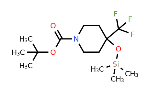847591-35-9 | tert-butyl 4-(trifluoromethyl)-4-(trimethylsilyloxy)piperidine-1-carboxylate