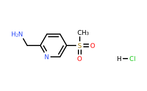 848141-14-0 | (5-(Methylsulfonyl)pyridin-2-yl)methanamine hydrochloride