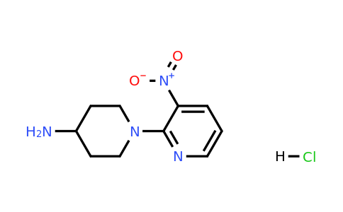 848498-92-0 | 1-(3-Nitropyridin-2-yl)piperidin-4-amine hydrochloride