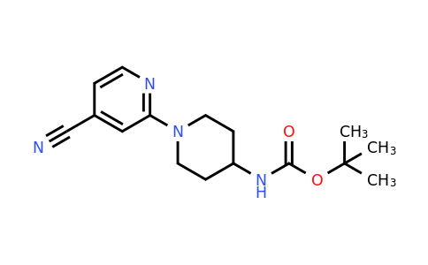 848500-10-7 | tert-butyl N-[1-(4-cyano-2-pyridyl)-4-piperidyl]carbamate