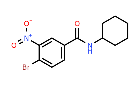 849537-85-5 | N-ciclohexil 4-bromo-3-nitrobenzamida