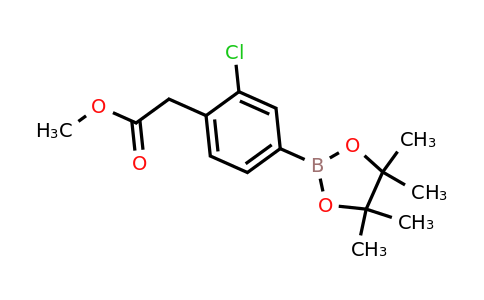 849934-95-8 | Methyl 2-(2-chloro-4-(4,4,5,5-tetramethyl-1,3,2-dioxaborolan-2-yl)phenyl)acetate