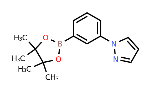 852227-94-2 | 1-(3-(4,4,5,5-Tetramethyl-1,3,2-dioxaborolan-2-yl)phenyl)-1H-pyrazole