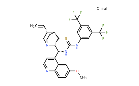 852913-25-8 | N-[3,5-Bis(trifluoromethyl)phenyl]-N′-[(9R)-6′-methoxy-9-cinchonanyl]thiourea