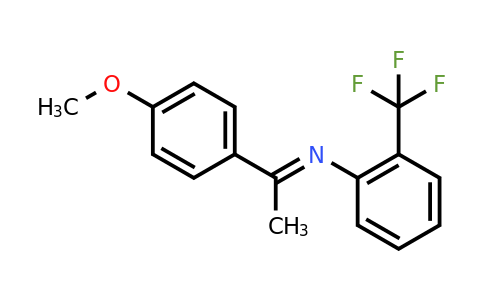 853349-93-6 | 1-(4-methoxyphenyl)-N-[2-(trifluoromethyl)phenyl]ethanimine