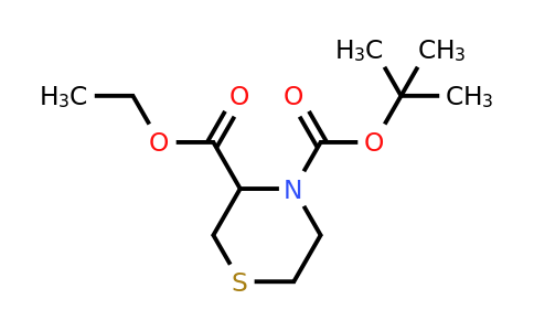 859833-24-2 | 4-tert-Butyl 3-ethyl thiomorpholine-3,4-dicarboxylate