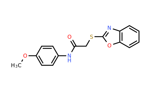 86109-47-9 | 2-(Benzo[d]oxazol-2-ylthio)-N-(4-methoxyphenyl)acetamide