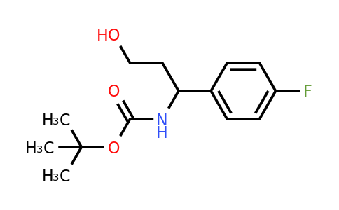 862466-16-8 | 3-(Boc-Amino)-3-(4-fluorophenyl)-1-propanol