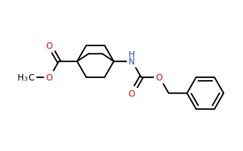 862501-91-5 | Methyl 4-(((benzyloxy)carbonyl)amino)bicyclo[2.2.2]octane-1-carboxylate