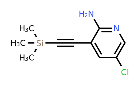 866318-90-3 | 5-Chloro-3-((trimethylsilyl)ethynyl)pyridin-2-amine