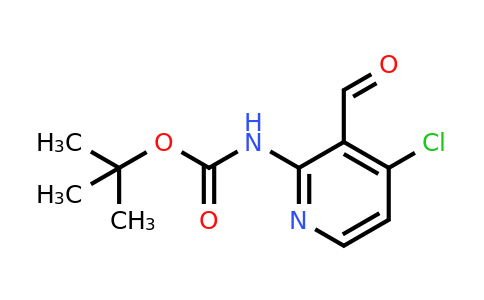 868736-42-9 | tert-Butyl 4-chloro-3-formylpyridin-2-ylcarbamate