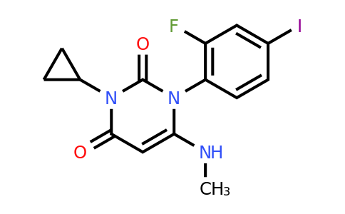 871700-22-0 | 3-cyclopropyl-1-(2-fluoro-4-iodophenyl)-6-(methylamino)pyrimidine-2,4(1H,3H)-dione