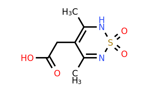 872107-98-7 | 2-(3,5-Dimethyl-1,1-dioxo-2H-1,2,6-thiadiazin-4-yl)acetic acid