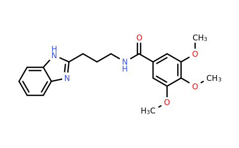 872345-00-1 | N-[3-(1H-1,3-Benzodiazol-2-yl)propyl]-3,4,5-trimethoxybenzamide