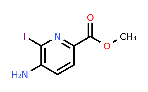 872355-60-7 | Methyl 5-amino-6-iodopicolinate