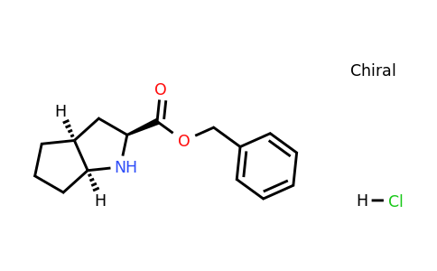 87269-87-2 | (2S,3aS,6aS)-Benzyl octahydrocyclopenta[b]pyrrole-2-carboxylate hydrochloride