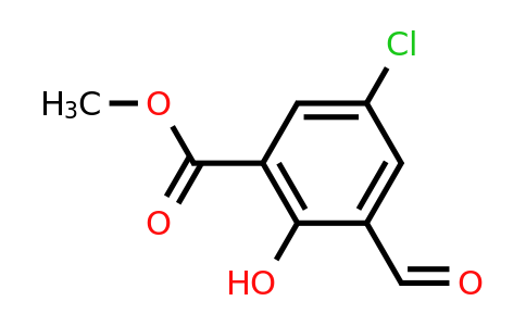 87633-23-6 | Methyl 5-chloro-3-formyl-2-hydroxybenzoate