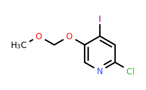 877133-57-8 | 2-Chloro-4-iodo-5-(methoxymethoxy)pyridine