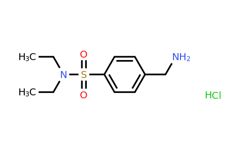 878745-43-8 | 4-(Aminomethyl)-N,N-diethylbenzene-1-sulfonamide hydrochloride