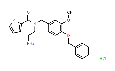 883976-12-3 | N-(2-Aminoethyl)-N-(4-(benzyloxy)-3-methoxybenzyl)thiophene-2-carboxamide hydrochloride