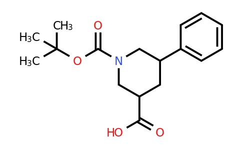 885274-99-7 | 1-(tert-Butoxycarbonyl)-5-phenylpiperidine-3-carboxylic acid