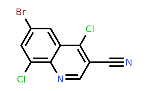 886362-77-2 | 6-Bromo-4,8-dichloroquinoline-3-carbonitrile