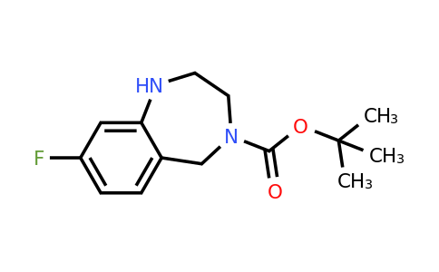 886364-28-9 | tert-Butyl 8-fluoro-2,3-dihydro-1H-benzo[e][1,4]diazepine-4(5H)-carboxylate