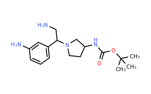 886365-13-5 | tert-Butyl (1-(2-amino-1-(3-aminophenyl)ethyl)pyrrolidin-3-yl)carbamate