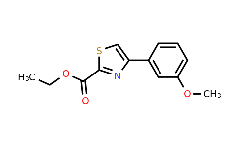 886366-81-0 | 4-(3-Methoxy-phenyl)-thiazole-2-carboxylic acid ethyl ester