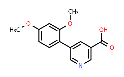 887973-40-2 | 5-(2,4-Dimethoxyphenyl)nicotinic acid