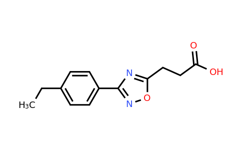 889946-88-7 | 3-[3-(4-Ethylphenyl)-1,2,4-oxadiazol-5-yl]propanoic acid