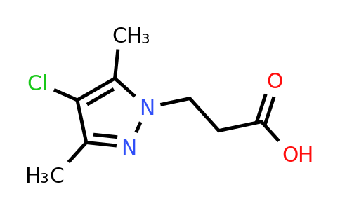 890597-34-9 | Ácido 3-(4-cloro-3,5-dimetil-1H-pirazol-1-il)propanoico
