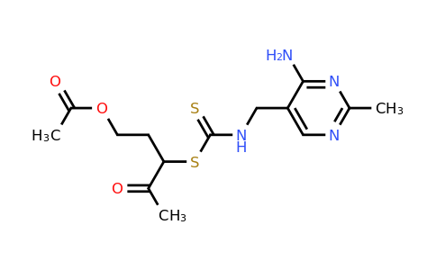 89285-03-0 | 3-((((4-Amino-2-methylpyrimidin-5-yl)methyl)carbamothioyl)thio)-4-oxopentyl acetate