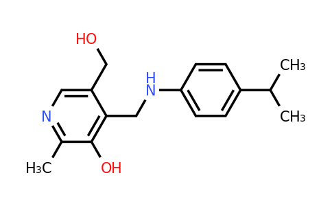 893304-72-8 | 5-(Hydroxymethyl)-2-methyl-4-({[4-(propan-2-yl)phenyl]amino}methyl)pyridin-3-ol