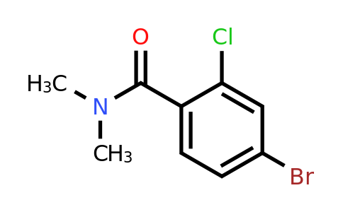 893420-19-4 | 4-Bromo-2-chloro-N,N-dimethylbenzamide