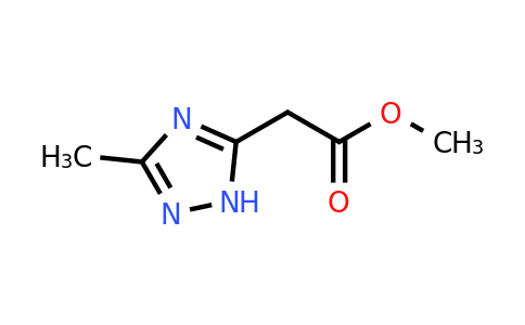 893762-27-1 | Methyl 2-(3-methyl-1H-1,2,4-triazol-5-yl)acetate
