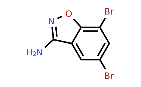 89583-81-3 | 5,7-Dibromobenzo[d]isoxazol-3-amine