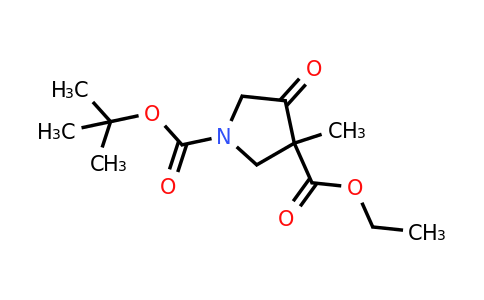 897043-85-5 | 1-tert-butyl 3-ethyl 3-methyl-4-oxopyrrolidine-1,3-dicarboxylate