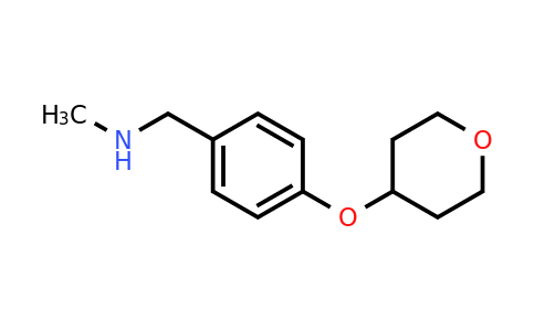 898289-40-2 | N-Methyl-1-(4-((tetrahydro-2H-pyran-4-yl)oxy)phenyl)methanamine